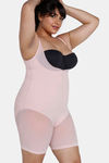 Zivame High Compression Short Length Thigh Shaper Bodysuit - Sepia Rose — thumbnail 7
